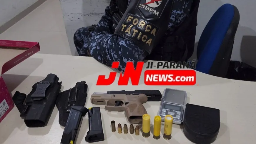 Polícia Prende Homem e Apreende Arma de Fogo em Presidente Medici
