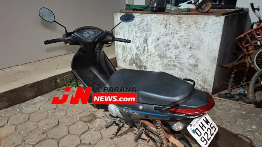 Polícia Militar de Ji-Paraná Recupera Motoneta Honda Biz Roubada