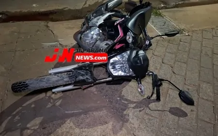 Colisão Entre Fiat Pátio e Motocicleta Deixa Motociclista Ferida em Ji-Paraná
