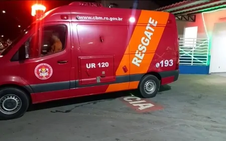 PM e Bombeiros Atendem Ocorrência de Tentativa de Homicídio em Ji-Paraná