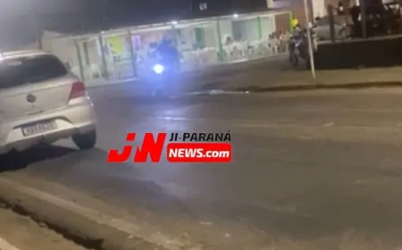 Motociclista Foge da Polícia em Alta Velocidade e Acaba Preso em  Ji-Paraná