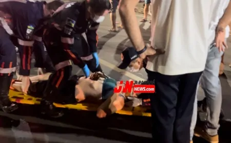 Mulher Fica Ferida em Acidente de Trânsito no Segundo Distrito