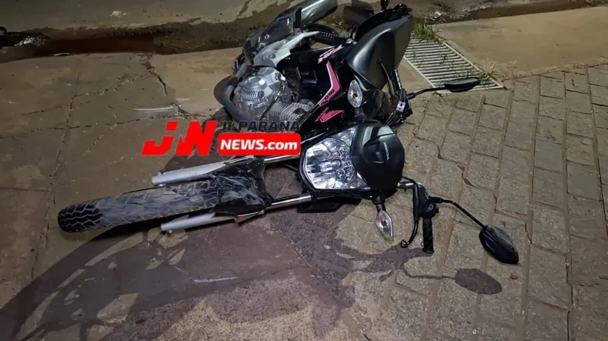 Colisão Entre Fiat Pátio e Motocicleta Deixa Motociclista Ferida em Ji-Paraná