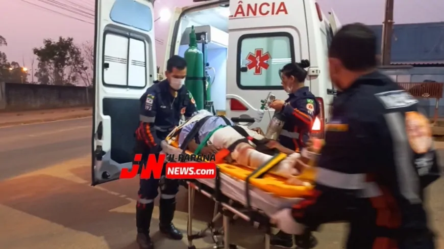 Grave acidente é registrado na Rua T-23 envolvendo Caminhão e ciclista