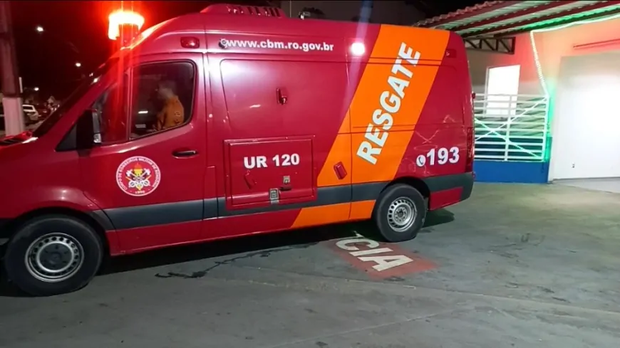 PM e Bombeiros Atendem Ocorrência de Tentativa de Homicídio em Ji-Paraná