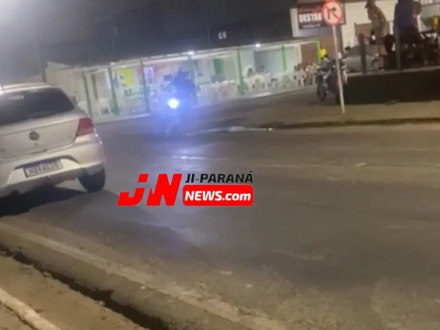 Motociclista Foge da Polícia em Alta Velocidade e Acaba Preso em  Ji-Paraná