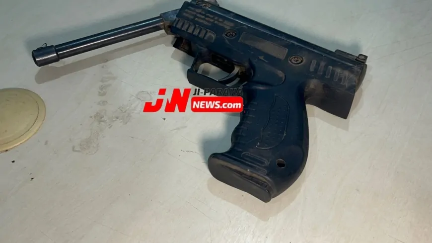 Vizinho é preso após tentativa de disparo de Arma de Fogo em discussão