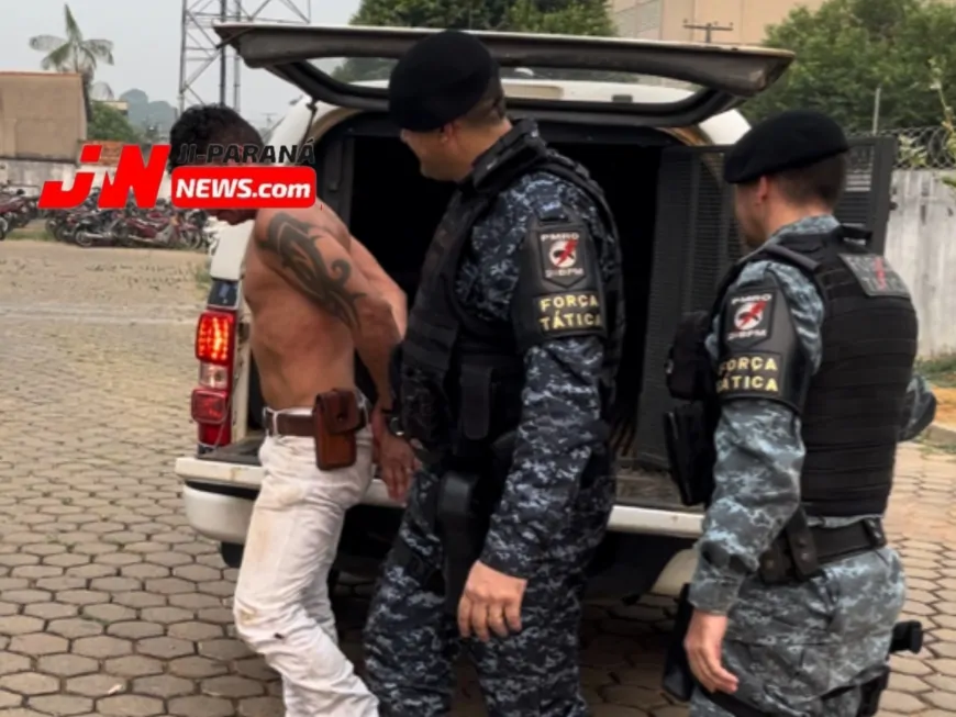 Homem é Preso Após Resistir à Abordagem Policial em Ji-Paraná