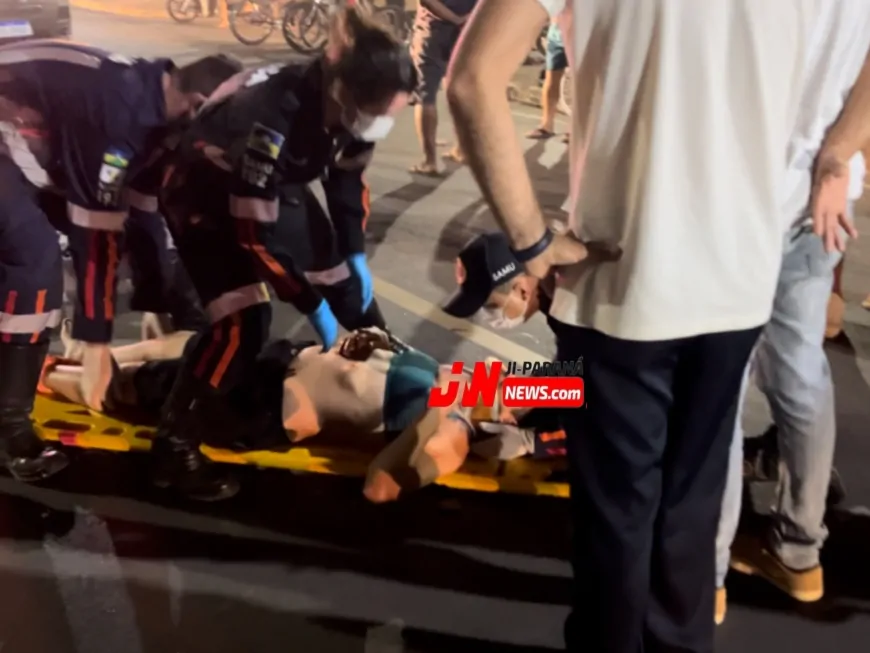 Mulher Fica Ferida em Acidente de Trânsito no Segundo Distrito