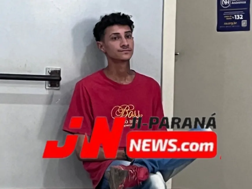 Jovem Preso pelo PATAMO Com Mandado de Prisão