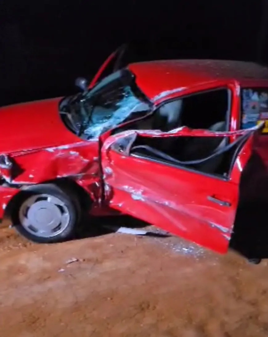 Motorista Embriagado Provoca acidente  na RO-135