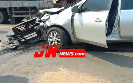 Motociclista Ferido em Acidente Após Carro Avançar Preferencial em Ji-Paraná
