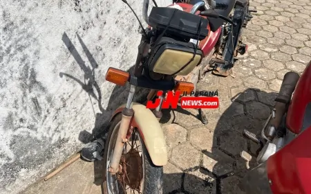 Homem Invade Residência e Abandona Motocicleta Furtada no Dom Bosco