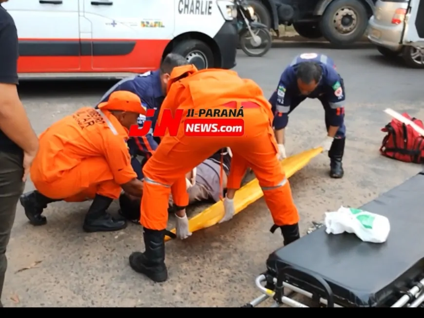 Acidente envolvendo carro e moto é registrado na T-18 com Linha-94