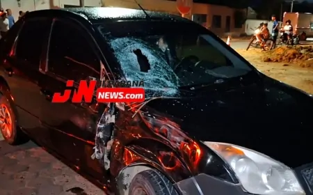 Motociclista Sofre Grave Acidente envolvendo carro e moto em Ji-Paraná