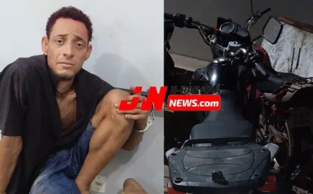 Suspeito é Preso Pela Polícia Militar Após Furtar Motocicleta e Tentar Fugir