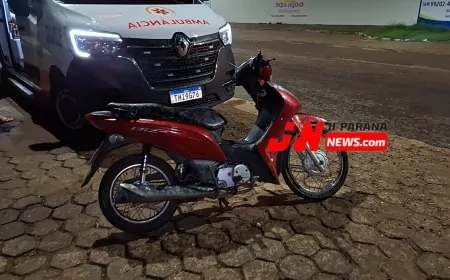 Acidente entre motonetas Honda Biz em Ji-Paraná mobiliza equipes de resgate e Polícia Militar