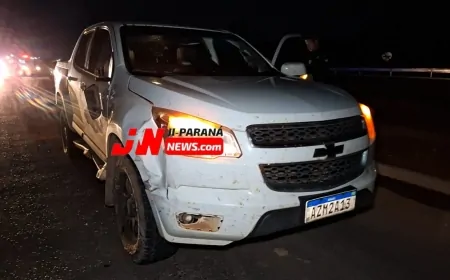 Colisão na BR-364 deixa Motocicleta ferido Em Ji-Paraná