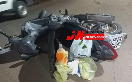 Colisão Entre Motociclista e Ciclista na Avenida Brasil Mobiliza SAMU e Polícia Militar