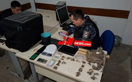 Operação Policial em Estúdio de Tatuagem Próximo a Escola Revela Tráfico de Drogas