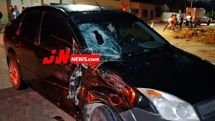 Motociclista Sofre Grave Acidente envolvendo carro e moto em Ji-Paraná