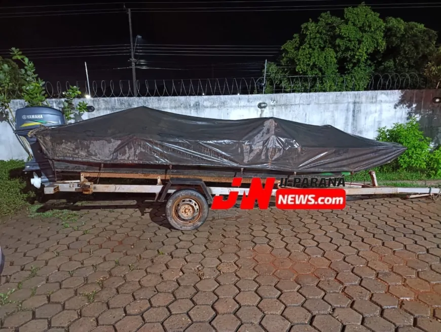 Polícia de Ji-Paraná Age Rápido e Recupera Barco Furtado
