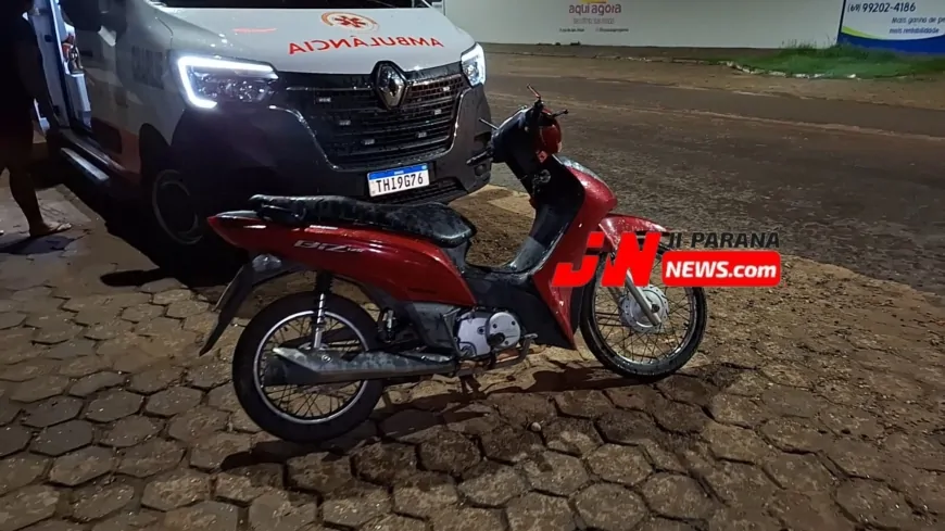 Acidente entre motonetas Honda Biz em Ji-Paraná mobiliza equipes de resgate e Polícia Militar