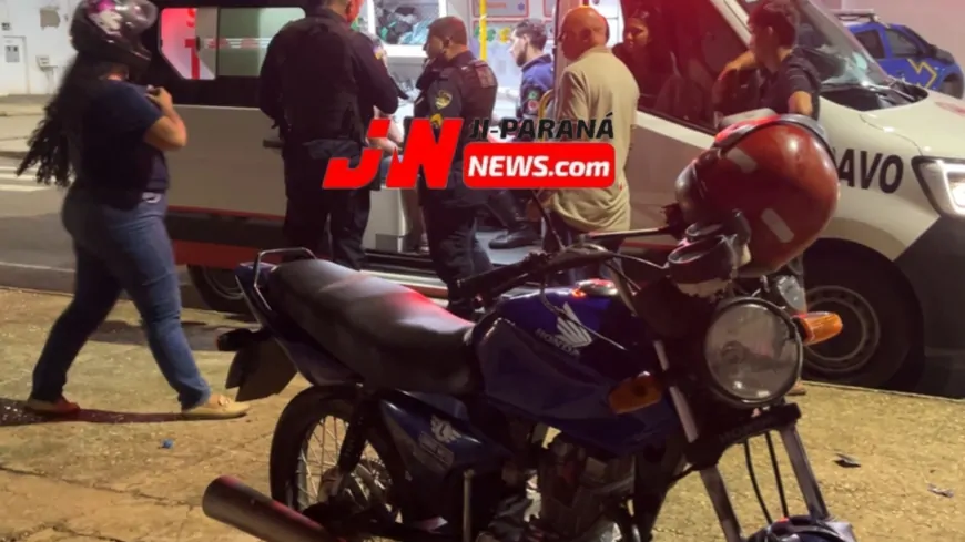 Acidente entre motos mobiliza Polícia Militar e SAMU em Ji-Paraná