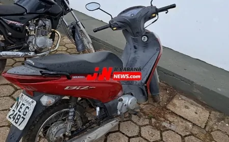 Polícia Militar recupera Honda Biz roubada em no bairro Nossa Senhora de Fátima