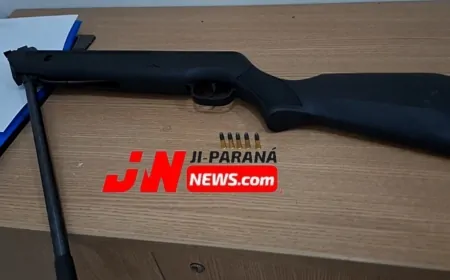 Ação Policial Apreende Espingarda Modificada e Munições em Setor Rural