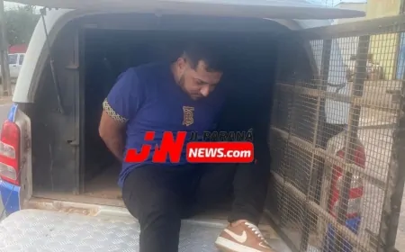 Atuação da PM em Ji-Paraná Resulta em Prisão de Foragido em Ji-Paraná