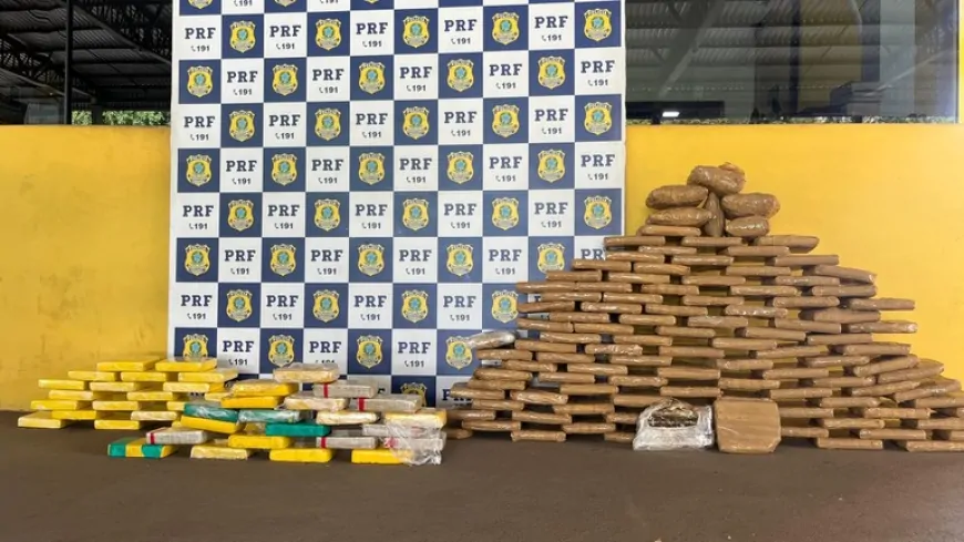 PRF prende homem traficando mais de 160 kg de drogas em Ji-Paraná