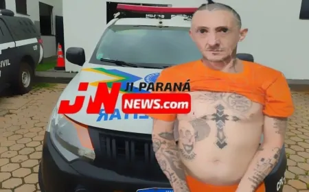 Foragido é Preso em Flagrante Tentando Furtar Motos em Ji-Paraná