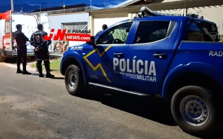 Homem em Surto Psicótico com Machado é Contido pela Polícia
