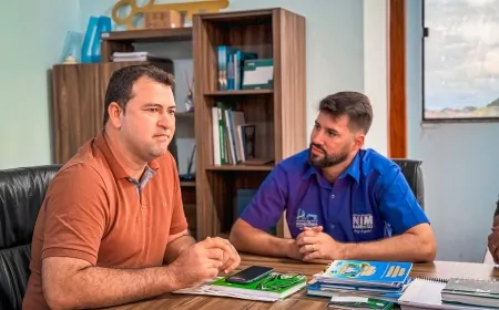 Prefeito de Urupá recebe deputado Nim Barroso