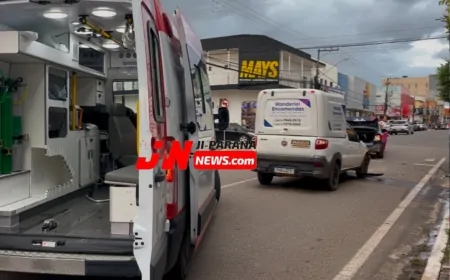 Falta de Atenção Gera Acidente com Feridos no Bairro Nova Brasília