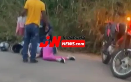 Perda de Controle em Motocicleta Gera Acidente Grave na Linha 94