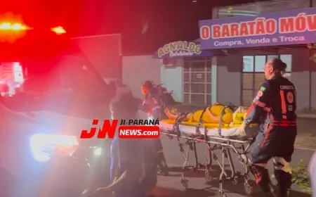 Motociclista desvia de cachorro na via e sofre acidente 