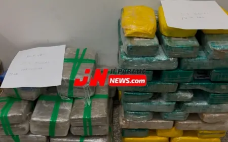 Em Ji-Paraná-RO, PRF realiza grande apreensão de drogas escondidas em caminhão