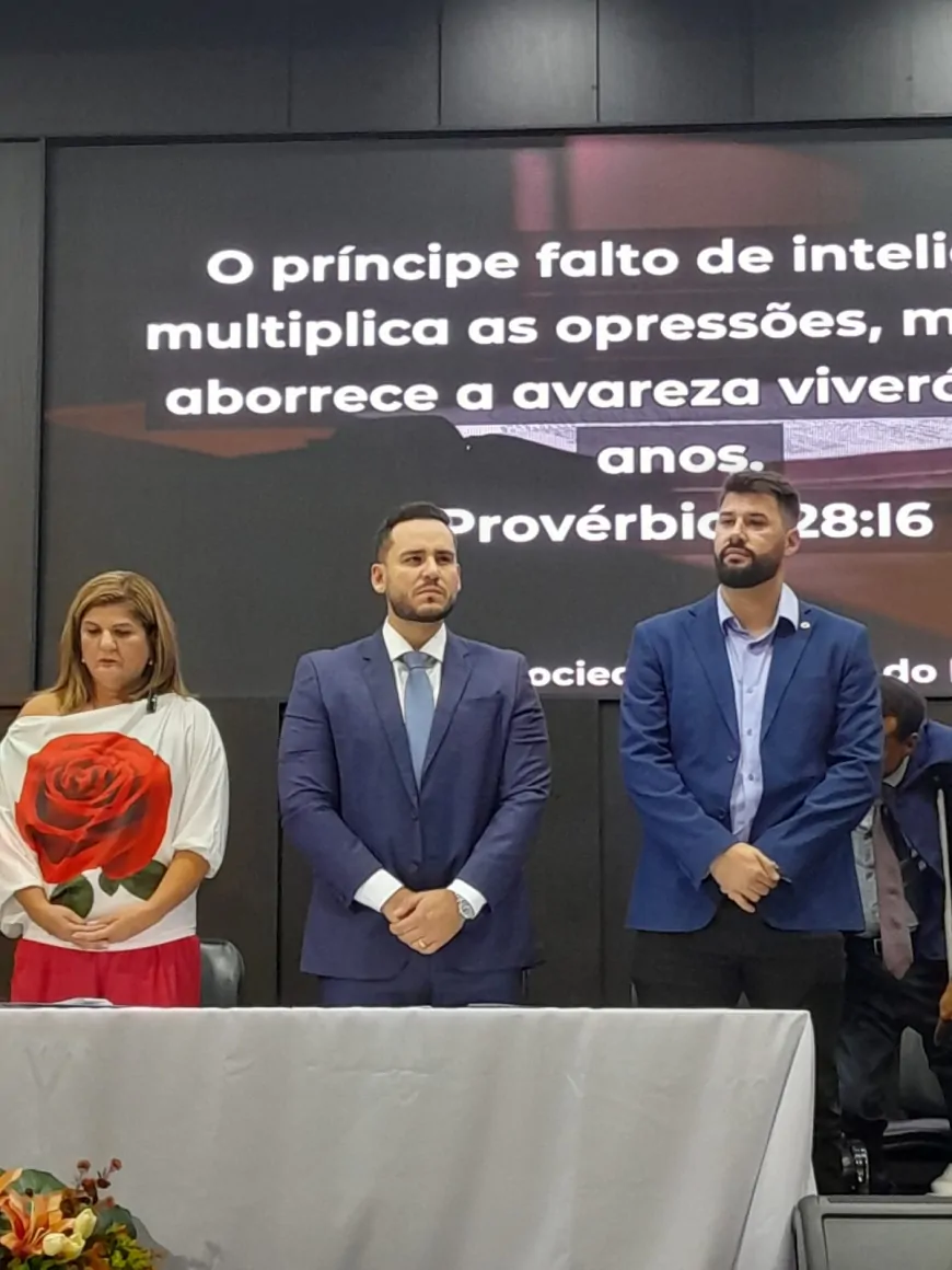 Deputado Nim Barroso prestigia posse de Affonso e reafirma compromisso com Ji-Paraná