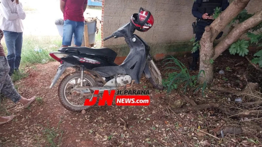 Motocicleta Roubada é Recuperada pela Polícia Militar em Ji-Paraná