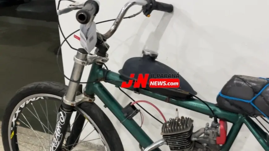 Polícia apreende menores por furto de bicicleta motorizada no pátio da CIRETRAN
