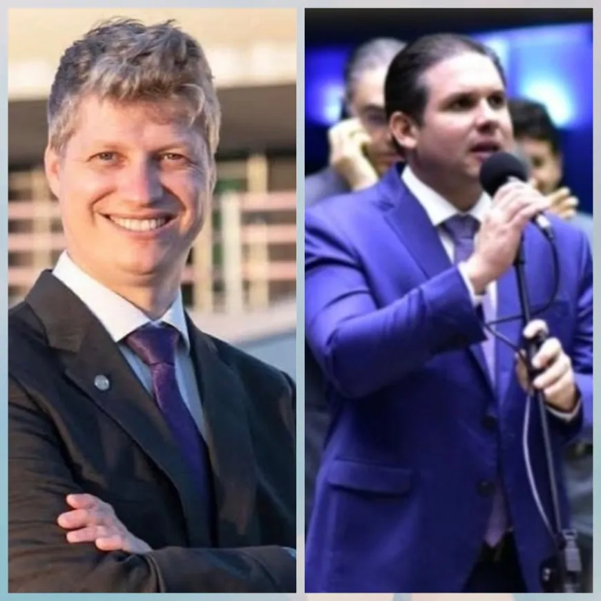 Candidatos à Presidência da Câmara: Hugo Motta, sem anistia aos presos do 8/1 - já Marcel Van Hattem quer anistia