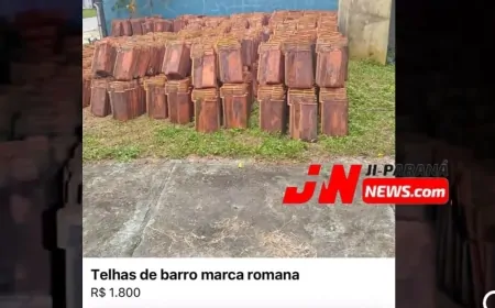 Suposta venda ilegal de telhas da prefeitura de Ji-Paraná é interrompida pela polícia
