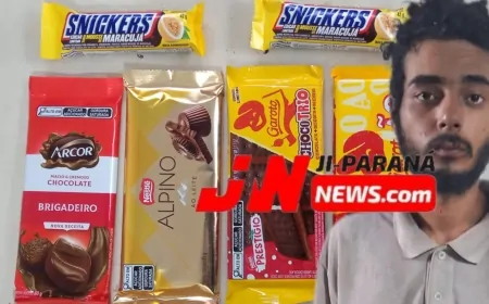 Homem é detido após furtar chocolates em supermercado de Ji-Paraná