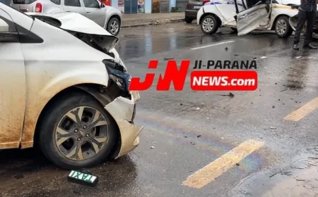 Colisão entre dois veículos em Ji-Paraná deixa feridos e mobiliza equipes de resgate