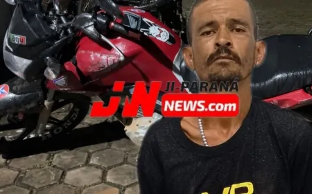 Homem Furta Moto, Sofre Perseguição e é Preso Pela Polícia