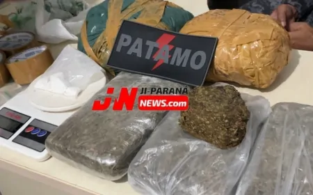 Polícia Militar prende suspeito de tráfico de drogas no centro da cidade