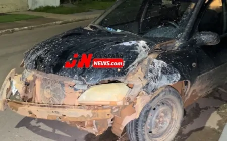 Motorista perde controle de veículo e atropela ciclista