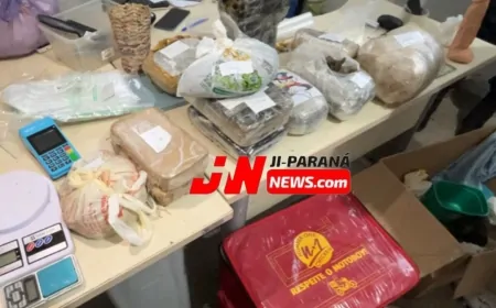 Polícia desmantela ponto de tráfico e apreende drogas em Ji-Paraná